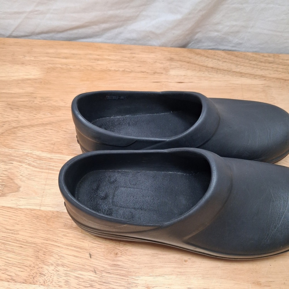 Crocs Neria Pro II Clogs Womens Size 9 Black Slip Resistant Work Shoes 205384 - Picture 4 of 13